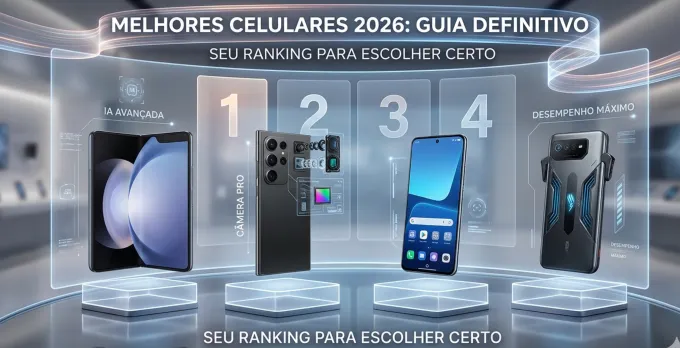 Melhores celulares 2026: ranking para escolher certo