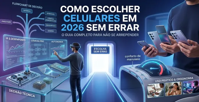 Como escolher celulares em 2026 sem errar